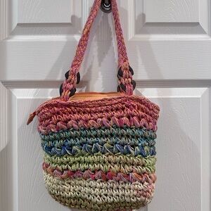 Vintage Cappelli Straworld Handbag Beach Bag